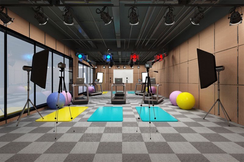 合肥運(yùn)動健身直播間裝修設(shè)計(jì)方案效果圖-合肥博妍裝飾公司