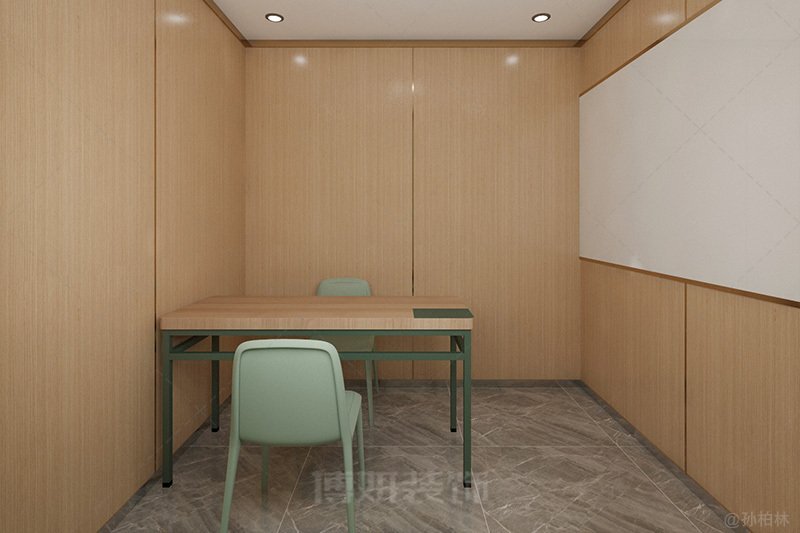 合肥大型連鎖教育培訓(xùn)機構(gòu)裝修設(shè)計方案效果圖-合肥博妍裝飾公司