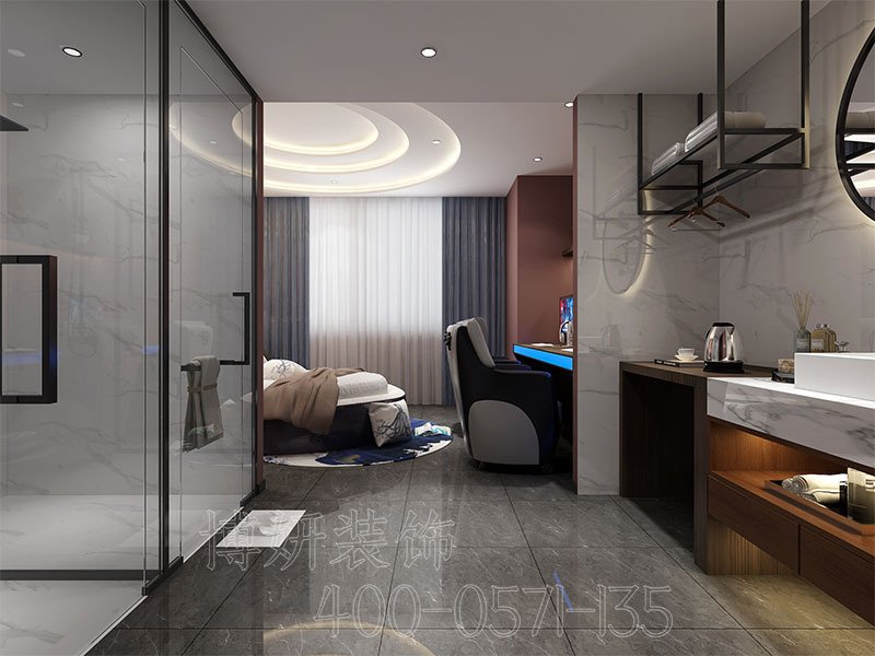 合肥精品電競(jìng)酒店裝修設(shè)計(jì)方案效果圖-合肥博妍裝飾公司