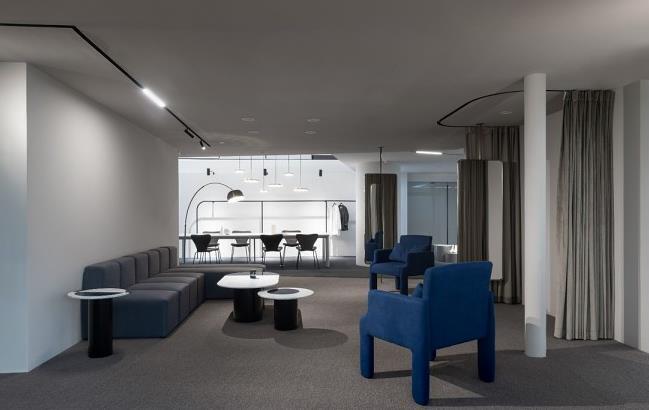 合肥高端簡約主義辦公室裝修設(shè)計方案效果圖-合肥博妍裝飾公司