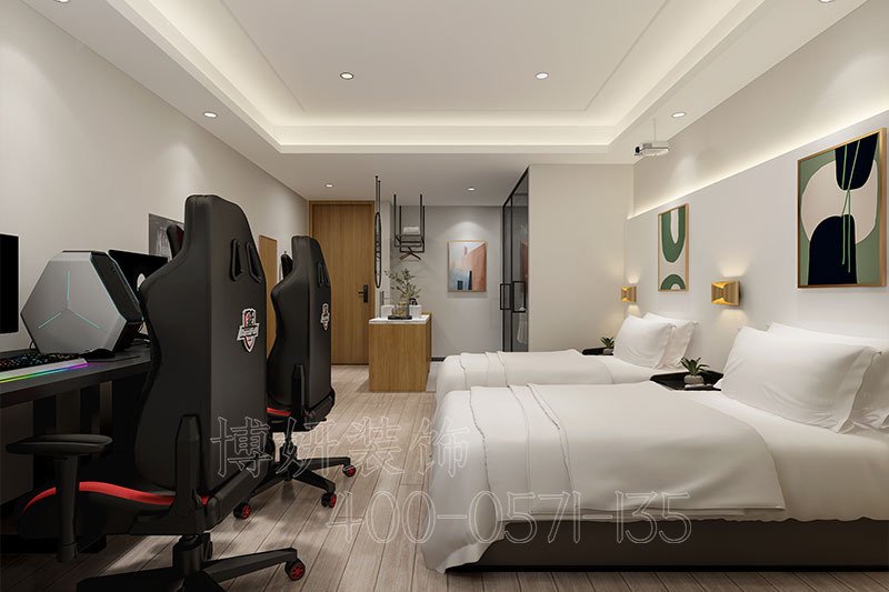 安徽電競酒店裝修,安徽電競酒店裝潢設計,安徽電競酒店裝修效果圖,安徽裝修公司