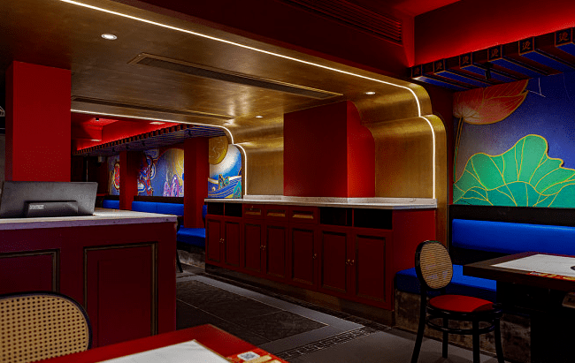 合肥故宮風(fēng)格餐廳裝修設(shè)計(jì)方案效果圖-合肥博妍裝飾公司