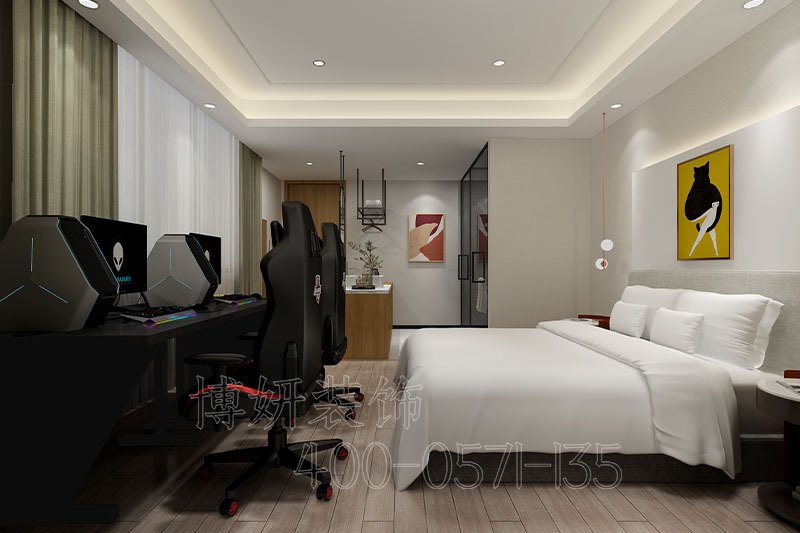 安徽電競酒店裝修,安徽電競酒店裝潢設計,安徽電競酒店裝修效果圖,安徽裝修公司