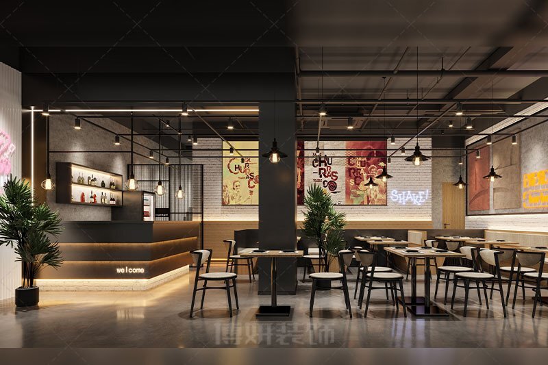 安徽餐廳裝修,安徽餐廳裝潢設計,安徽餐廳裝修效果圖,安徽裝修公司