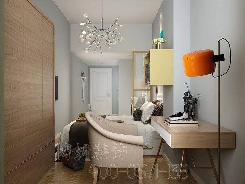 合肥亮色風(fēng)人才公寓裝修設(shè)計(jì)方案效果圖-合肥博妍裝飾公司
