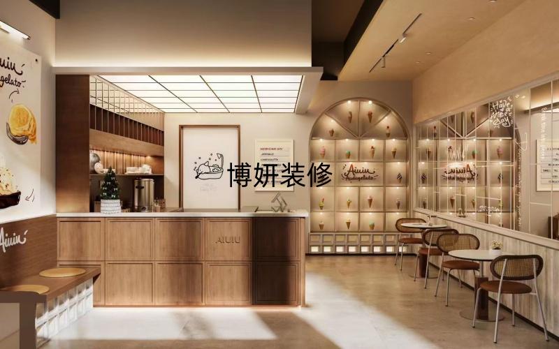 合肥冰淇淋店鋪裝修設計 | 甜蜜邂逅，冰淇淋店的夢幻之約
