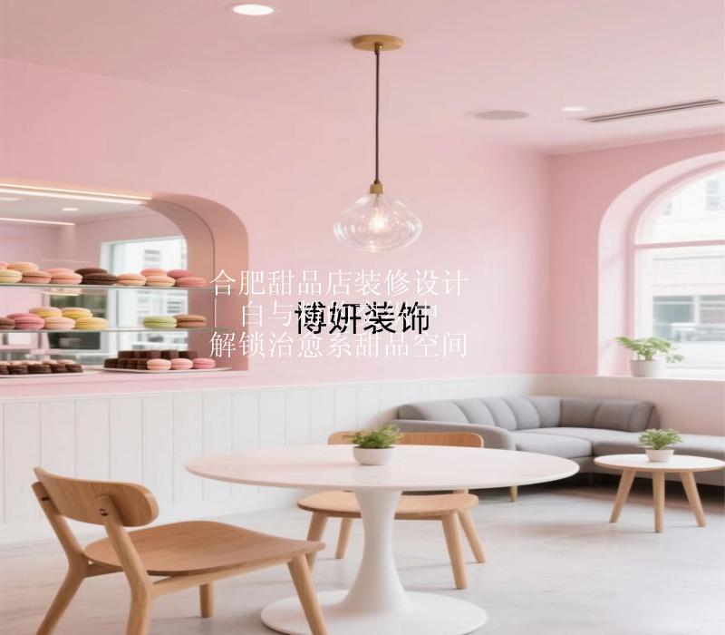 合肥甜品店裝修設(shè)計(jì) | 白與粉的交織中 解鎖治愈系甜品空間