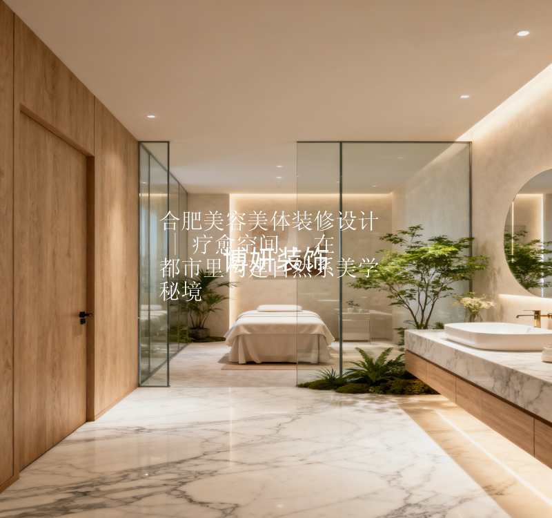 合肥美容美體裝修設(shè)計(jì) | 療愈空間 ，在都市里構(gòu)建自然系美學(xué)秘境