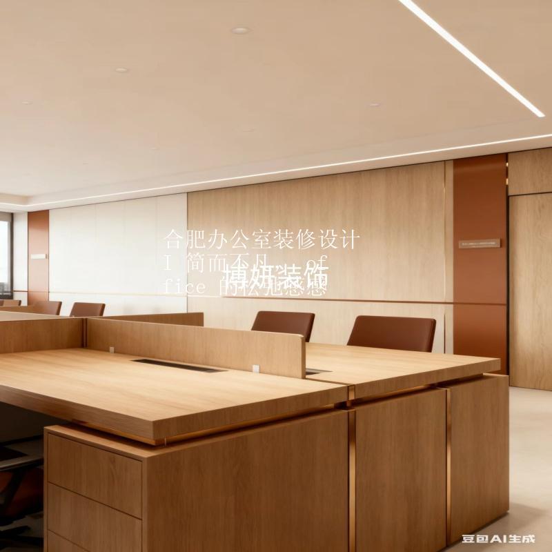 合肥辦公室裝修設(shè)計(jì) I 簡而不凡， office 的松弛感感