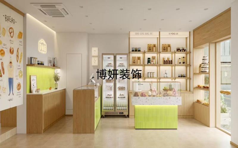 合肥烘焙店裝修設(shè)計(jì) | 森系美學(xué)與活力碰撞 烘焙店治愈系空間設(shè)計(jì)