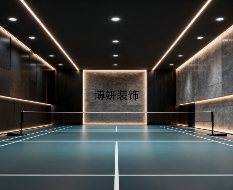 合肥高級羽毛球館裝修設(shè)計 | 秘境羽館把奢華藏進運動的呼吸里